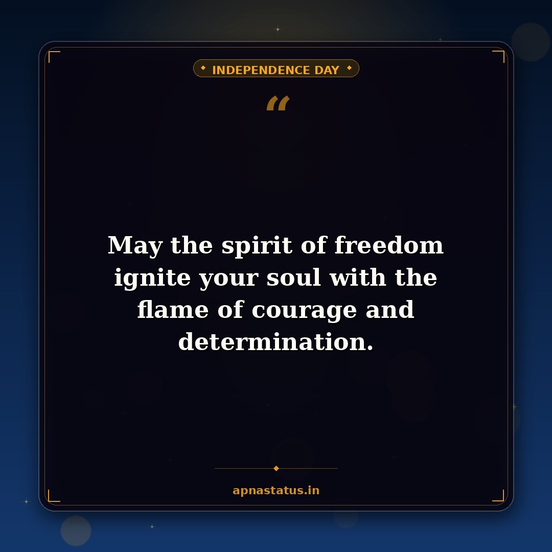 Independence Day status image card
